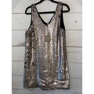 k / lab NWT Sequin Dress Size LG‎ Perf for Holidays New Years Eve FUN